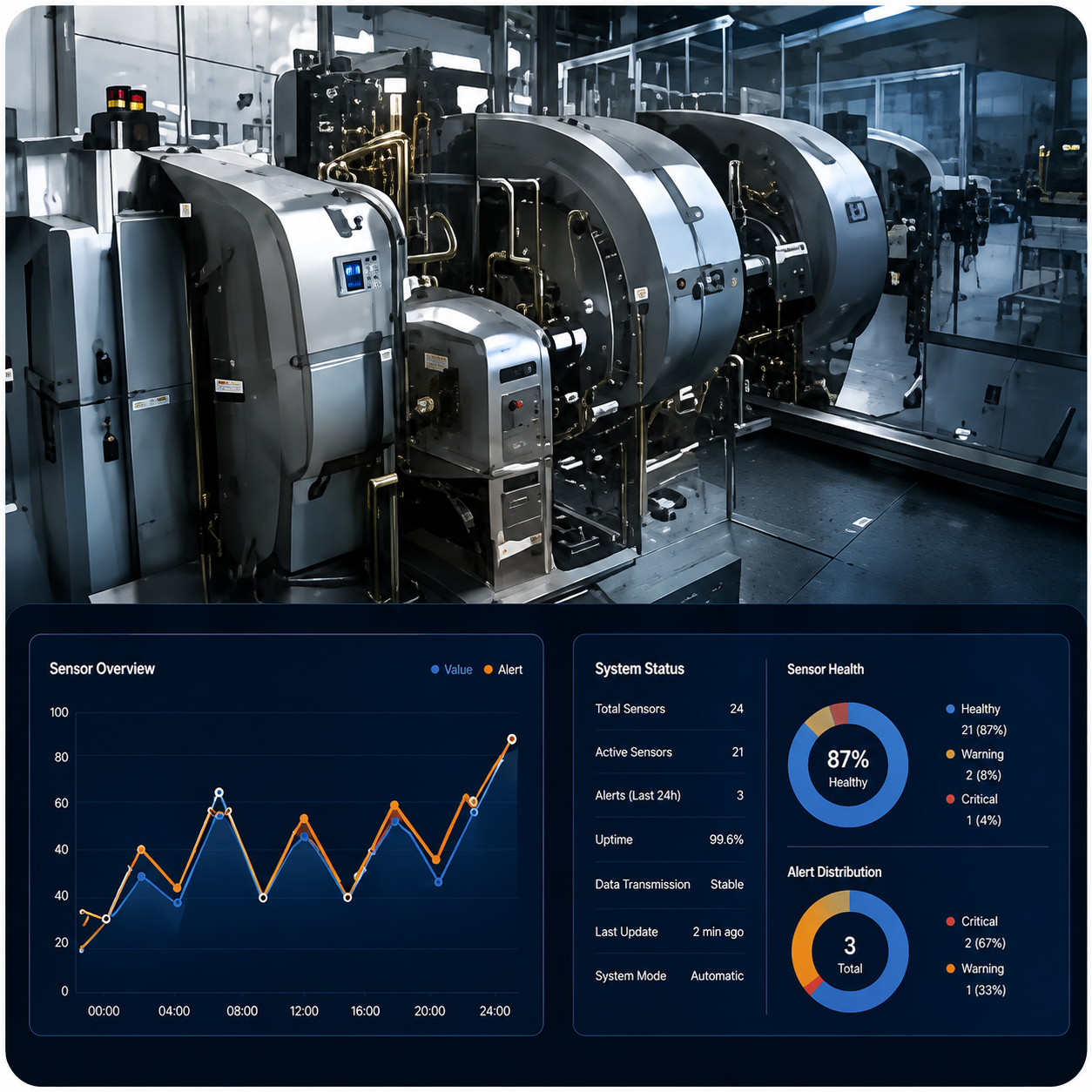IDAS Web Controller Dashboard and Real-Time Multi-Sensor Analytics